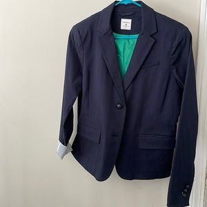 Navy linen lined blazer